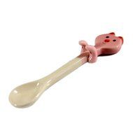 Coffee Scoops Novelty Funny Animal Ceramic Tableware Coffee Spoons Stirring Spoon Sugar Spoon (Brown,Bear) N3