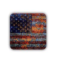 Generic Mdf Material Cute Design With American Flag Coaster N7