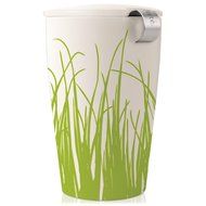 Tea Forte KATI Single Cup Loose Leaf Tea Brewing System, Insulated Ceramic Mug with Tea Infuser and Lid, Spring... N2