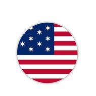 Generic Mdf Material Cute Design With American Flag Coaster N8