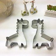 Y&XL&H Cartoon Giraffe Shape Cookie Cutter, L 6.5cm x W 8cm x H 2cm, Stainless Steel N2