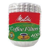 Melitta USA 631132 Basket Style Coffee Filters, Paper - 8 To 12 Cups
