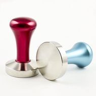 Zoie + Chloe Stainless Steel Espresso Coffee Tamper - 58mm Flat Base N10