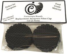 Replacement Aeropress Filter Cap Lid (2 Pack)-Replacement Parts for Aeorbie Aeropress Coffee Makers N2