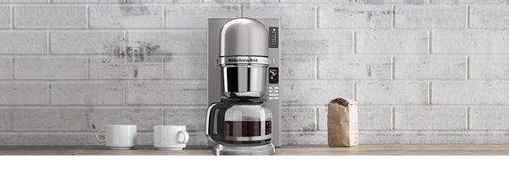 KitchenAid KCM0802CU Pour Over Coffee Brewer, Contour Silver N13