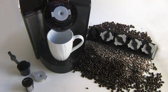 K Cup Holder- Special Designed, Space Saver, Universal Position "K Cup Rack" for Convenient Use (Beige). No K... N2