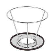 Justmysport Stainless Steel Double Mesh Filter Coffee Dripper Reusable Pour Over Coffee Maker with Handle N6