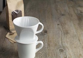 Aerolatte #2 Ceramic White Coffee Filter Cone N5