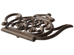 Cast Iron Trivet | Vintage Tea Pot | Decorative Cast Iron Trivet For Kitchen Or Dining Table | 7.7x6.3" | With... N5