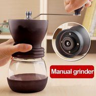 Balakie Manual Coffee Grinder - Ceramic Coffee Mill Burr Coffee Maker - Roasted Coffee Bean Grinder,Enjoying Your... N7