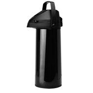 Primula 64-OunceThermal Pump Pot with Glass Lining, Black