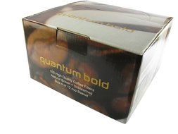 Quantum Positive - Unbleached Coffee Filters, 100 - Biodegradable, Natural Brown Filters - Cone Size 4 or Large... N2