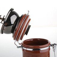 Manual Coffee Grinder Brown Ceramic Hand-crank N3