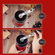Pinty Portable Stainless Steel Manual Coffee Grinder - Black N12
