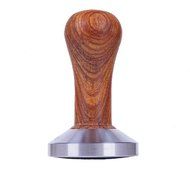 Love The Worder Wooden handle curved surface stainless steel Base Coffee Bean Press N2