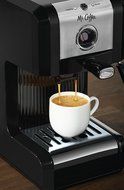 Mr. Coffee Premium Self Tamping Espresso with Milk Frother, ECMPT1000 N6