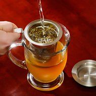 Loose Leaf Tea Infuser with Mesh Basket | Finest Stainless Steel Strainer and Steeper for Green, Black & Herbal... N7