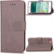 iPhone 7 Case, iPhone 7 Wallet Case,PHEZEN Beauty Flower Girl Cat Design PU Leather Wallet Case Stand Flip Case... N28