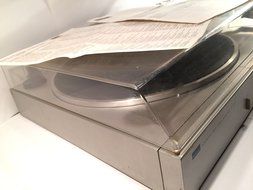 SANSUI Turntable Model P-D11 Vintage Record Player With Audio Technica Stylus N7