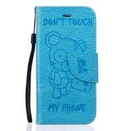 iPhone 7 Case, iPhone 7 Wallet Case,PHEZEN Beauty Flower Girl Cat Design PU Leather Wallet Case Stand Flip Case... N34