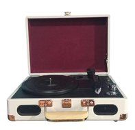 SW-USB118 3 speed USB Retro Turntable vinyl Record Player with Built-in Stereo Speakers and Usb Segmentation Recording...
