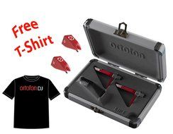 Ortofon Concorde DigiTrack Twin Pack + 2 Extra DigiTrack Stylus + FREE Ortofon DJ T-shirt