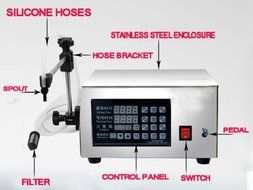 TOPCHANCES 220V 30W 50Hz Automatic Filling Machine Controller Quantitatively Liquid Filler N2