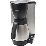 Capresso Jura 10-Cup Coffee Maker with Thermal Carafe (Stainless Steel, Silver) N2