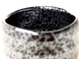 YUTEKI-TENMOKU 4.4inches MATCHA BOWL TOHKI Japanese Pottery N2