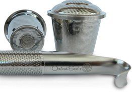Oxford Eve’s Tea Infuser set - 3 piece Gift Set of Stainless Steel Loose Leaf Tea Strainers Includes 1x Long Handled... N6