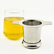 Zoie + Chloe Extra Fine Stainless Steel Tea Infuser - Brew-in-Mug Loose Leaf Mesh Strainer Filter N11