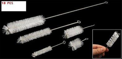 GivemeFive 5 Pcs White Bristle Aquarium Tank Water Pump Cleaning Brush Pack of 2 N3