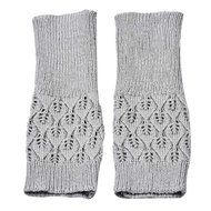 Hollow Out Leaves Knitted Gloves,Morecome Fashion Women Girl Knitted Gloves (Purple) N18