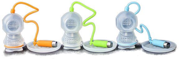 Altarmoss Deep Sea Scuba Diver Tea Infuser - 100% Food Grade Silicone Tea Infuser, Set of 3 (Blue, Orange, Green) N2