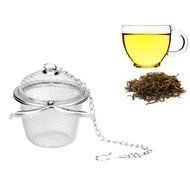 Ilyever Stainless Steel Mesh Tea Bag Strainer filter Infuser for Loose Leaf Grain Tea Cups, Mugs, and Teapots N3