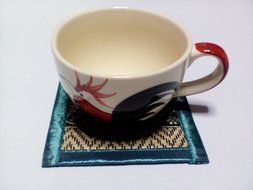 Chic Nature Reed Elephant Collection 6-piece Handmade Coaster Set, Assorted Color (Brown #3) N9