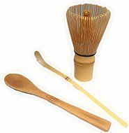 Matcha-Bamboo Matcha Whisk Set for Ceremonial Preparation - Hand Crafted Matcha Tea Whisk + Tea Scoop + Tea Spoon