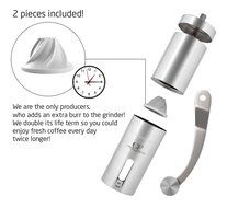 Manual Coffee Grinder to Mill Roasting Coffee Beans – Fresh Turkish Coffee & Espresso Hand Coffee Maker from Reliable... N7