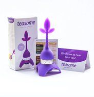 Loose Leaf Tea Infuser:- Lotus Tea Leaf Infuser with Drip Tray and Bonus Tea Timer Chart - Best for Medium Size...