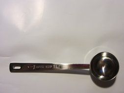 CybrTrayd R&M Long Handle Coffee Scoop, Stainless Steel N2