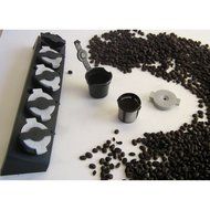 K Cup Holder- Special Designed, Space Saver, Universal Position "K Cup Rack" for Convenient Use (Beige). No K... N6