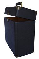 TechPlay IEP40, Retro Record Carrying Case for Albums (Black) N4
