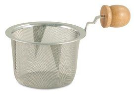 Tea Strainer Stainless Steel Mesh with Wooden Handle