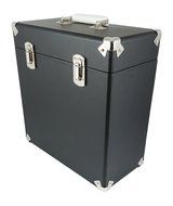 SW-B18 12 Inch Retro Vintage leather LP Vinyl Record Carry Case (Turquoise) N8