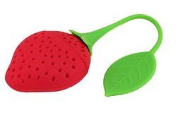 Strawberry Silicone Tea Infuser Strainer Set