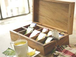 Tea Box, Acacia Wood N2