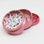 Sharp Stone Official Authentic Medium 4 Piece Grinder Hard Top 2.2 Inches Pink + Free Performance Technology Wrist... N6