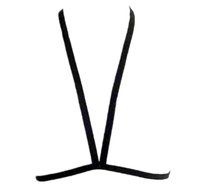 Underwear, PHOTNO Women Bandage Alluring Harness Elastic Cage Strappy Hollow Out Bra Bustier N11
