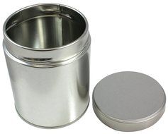 4-Pack Tea Storage Tins, Twist Lock Top Tea Storage Tins (Set of 4) N3