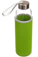 Hot or Cold Glass Tea Tumbler Bottle – Borosilicate Glass Tea Mug – Glass Water Bottle with Flavor Dispenser Cup... N21